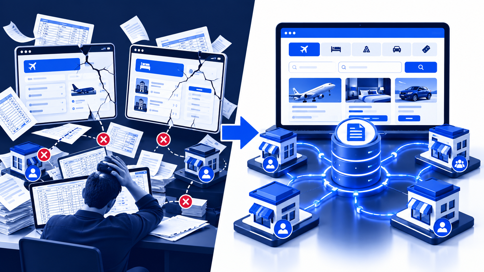 Why separate portals and spreadsheets break when a second branch opens