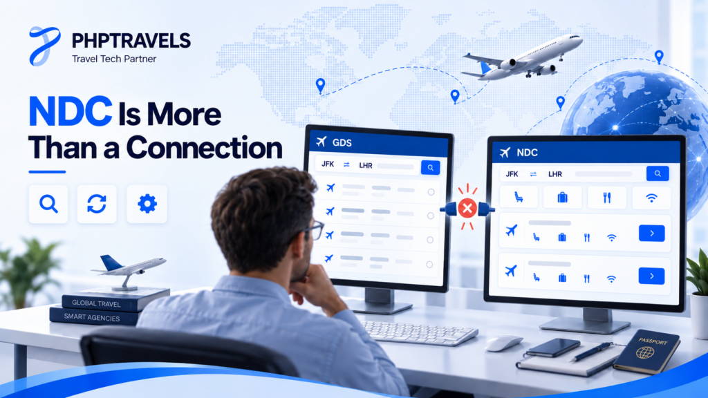 NDC for travel agencies booking stack and airline offers