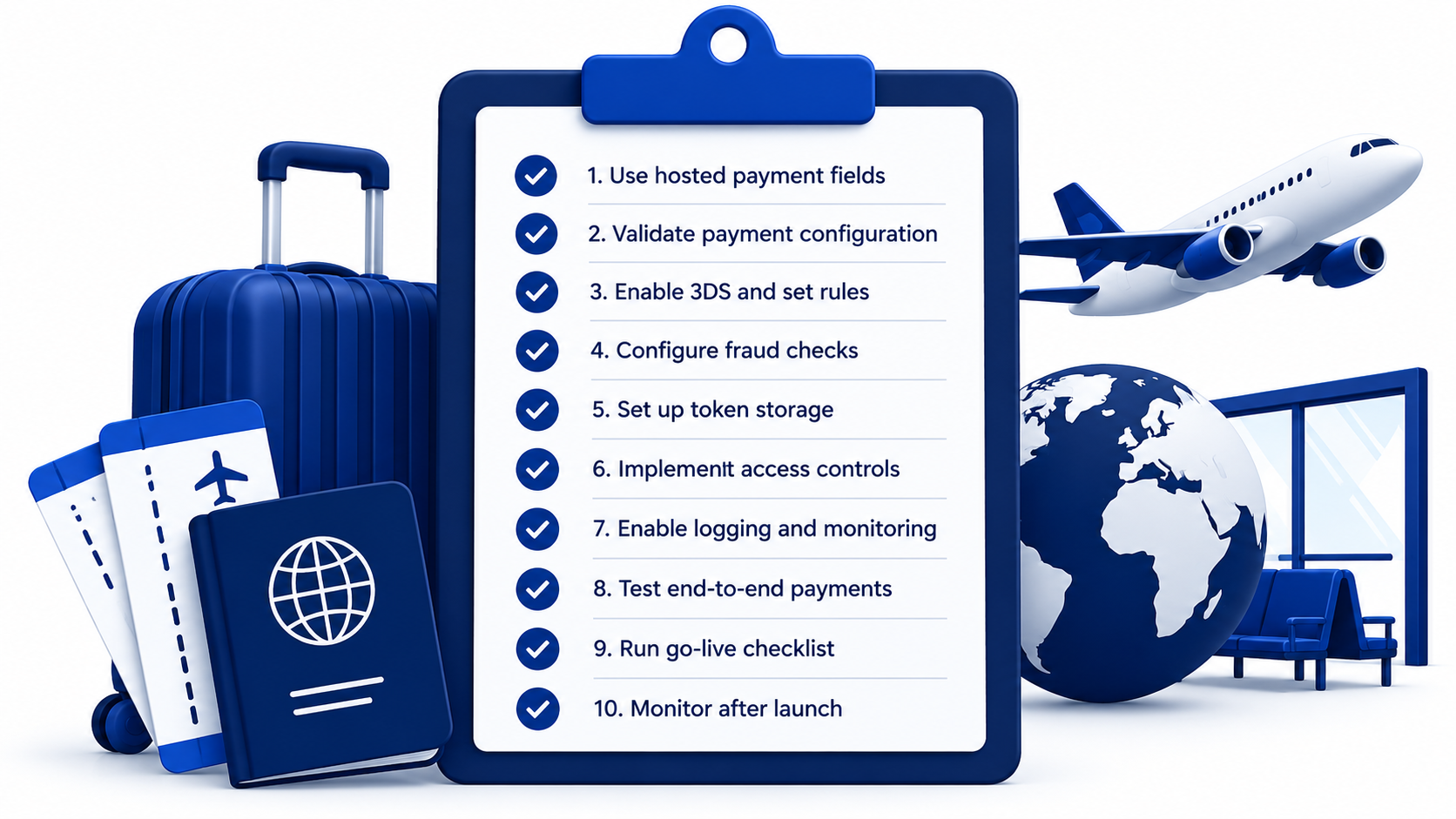Ten-step ops checklist for shipping a safer travel booking payment flow