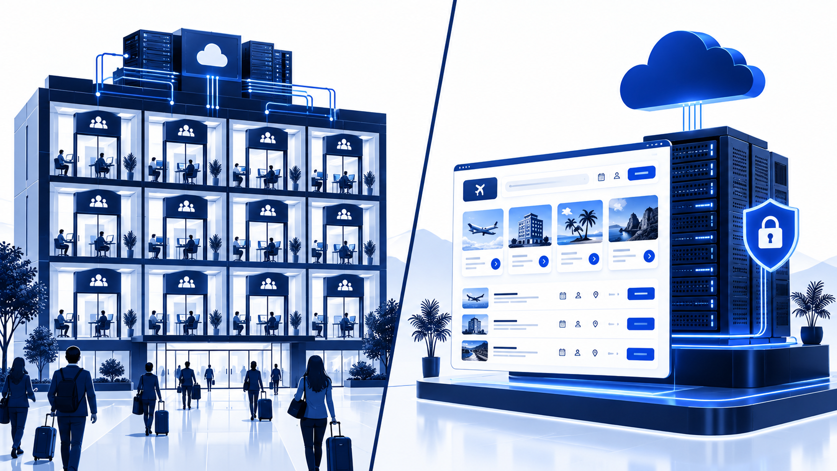 What self-hosted travel booking software means versus multi-tenant SaaS