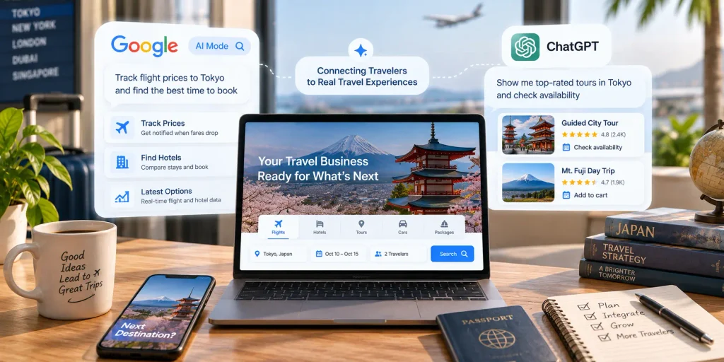 Chatgpt vs google replace travel agency.