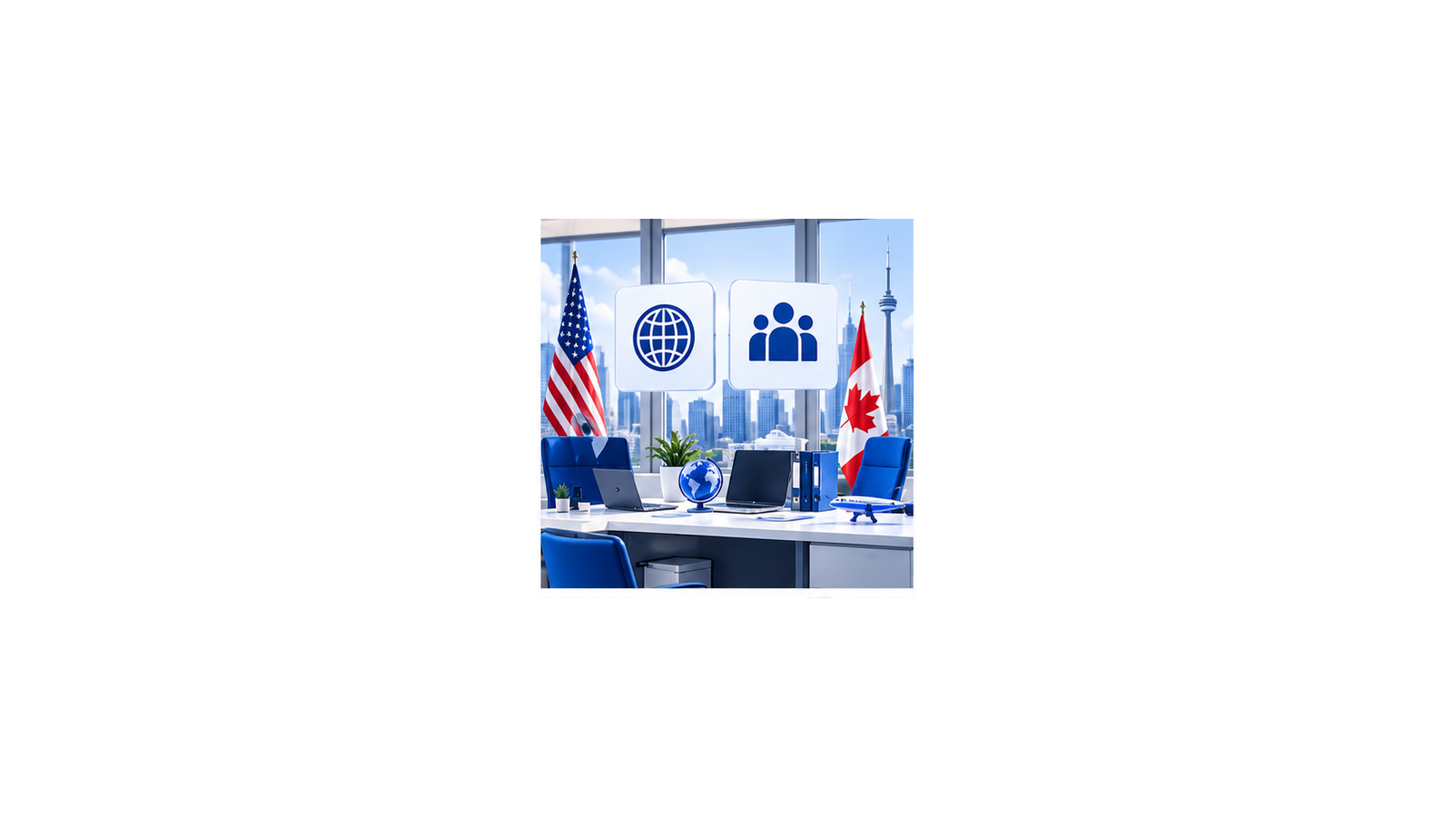 Travel agency office scene representing IATA and IATAN membership pathways